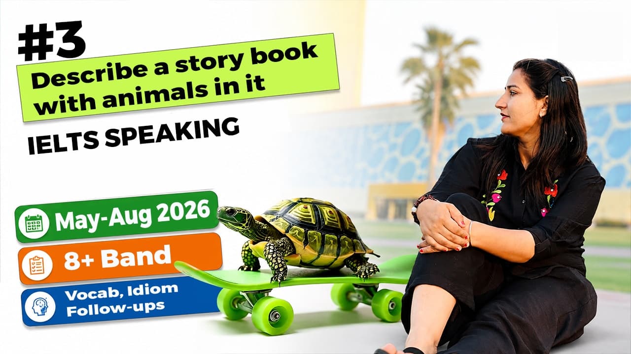 Describe a Story Book with Animals in It | May–August 2026 IELTS Cue Card | Band 8+ Answer