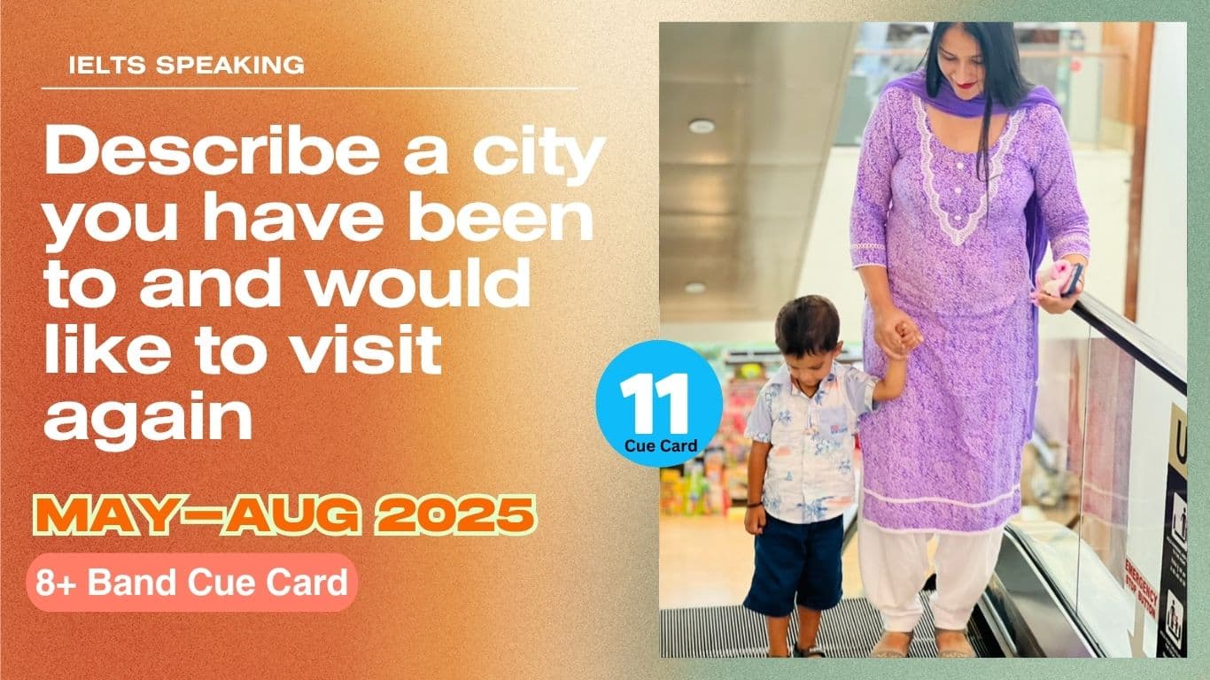 Describe a city you have been to and would like to visit again Cue Card
