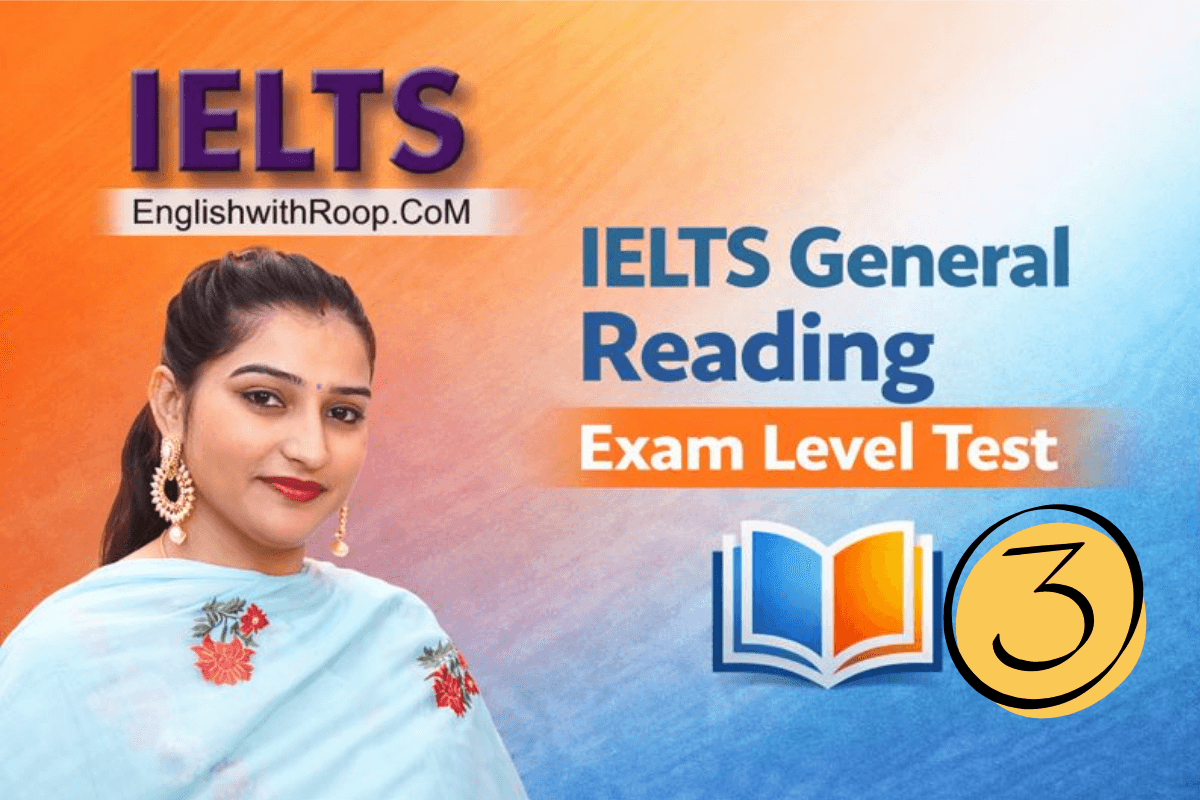 IELTS General Reading Practice Test – Actual Exam | Test 3
