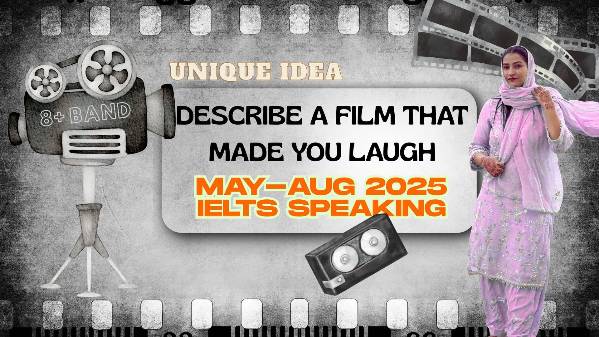 Describe a film that made you laugh Cue Card