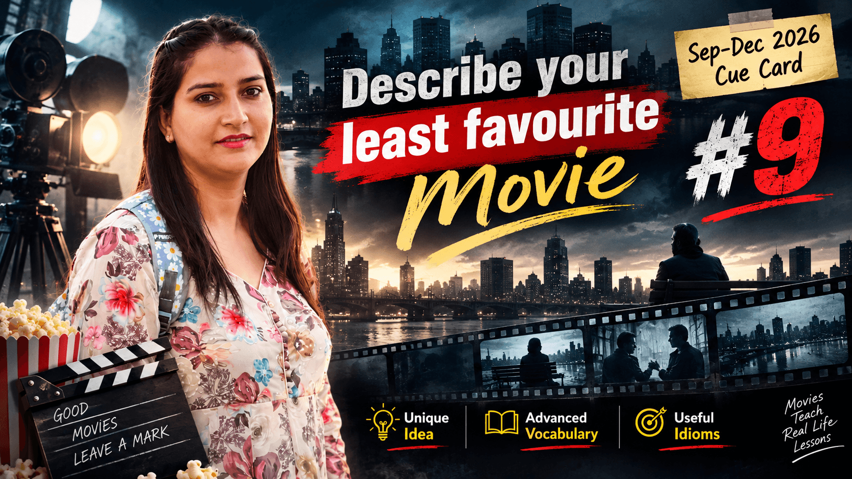 Describe Your Least Favourite Movie | IELTS Cue Card