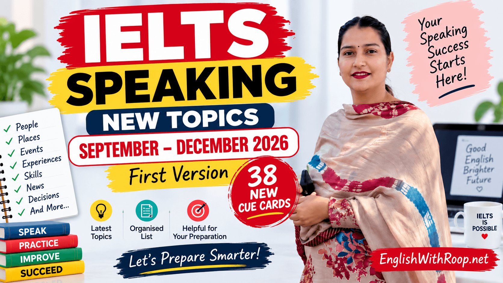 IELTS Speaking New Topics September–December 2026: Cue Cards